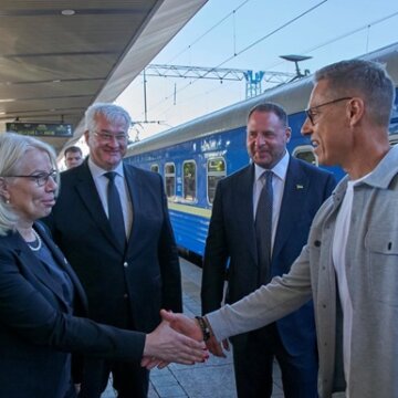 Фото: Андрій Сибіга Президент Фінляндії прибув до Києва