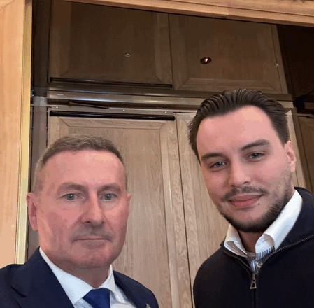 з особистого Instagram Миколи Скрипковського Микола Скрипковський обговорив з польським дипломатом перспективи співпраці