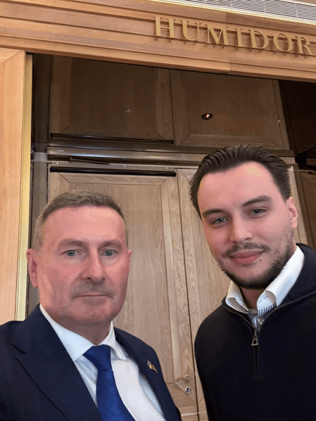 з особистого Instagram Миколи Скрипковського Микола Скрипковський обговорив з польським дипломатом перспективи співпраці