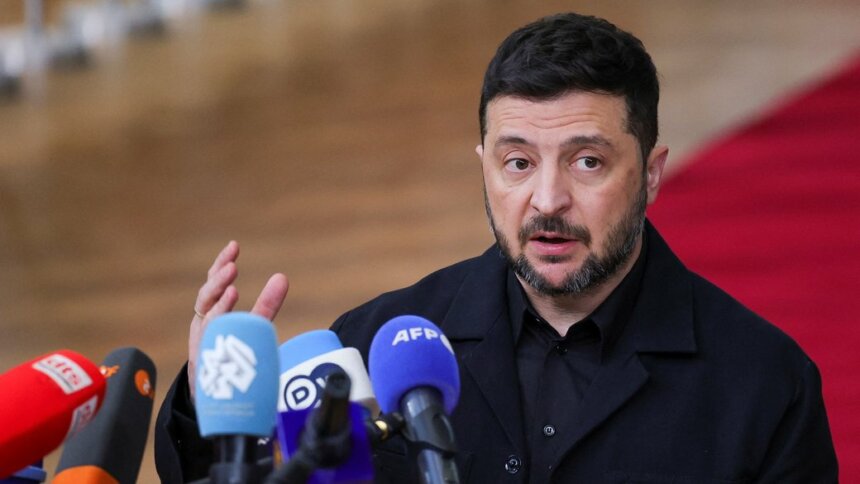 Президент України Володимир Зеленський на саміті лідерів Європейського Союзу в Брюсселі, Бельгія, 23 жовтня 2025 року. REUTERS/Yves Herman Санкції США серйозно вдарять по нафтовому експорту Росії