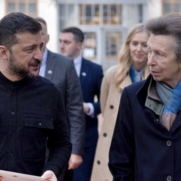 Princess Anne in Ukraine Принцеса Анна здійснила неоголошений візит до України