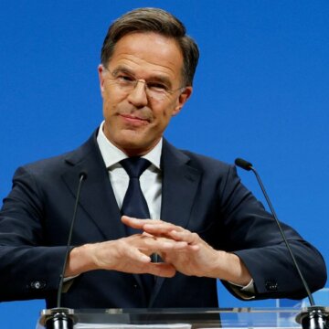 Генеральний секретар НАТО Марк Рютте виступає під час прес-конференції в штаб-квартирі Альянсу в Брюсселі, Бельгія, 23 вересня 2025 року. REUTERS/Geert Vanden Wijngaert НАТО планує інвестувати 5% ВВП в оборону до 2035 року