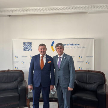 IMG_9534 Микола Скрипковський здійснив дружній візит до посольства України в ОАЕ