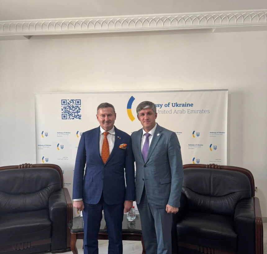 IMG_9534 Микола Скрипковський здійснив дружній візит до посольства України в ОАЕ