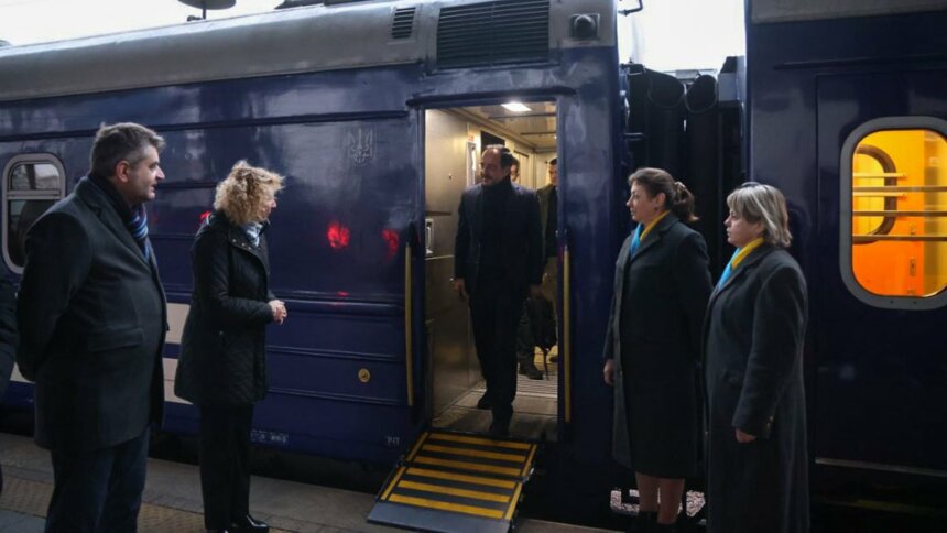 Президент Республіки Кіпр Нікос Христодулідес під час візиту до Києва, Україна, 4 грудня 2025 року. Пресслужба президента Кіпру Президент Кіпру прибув до Києва