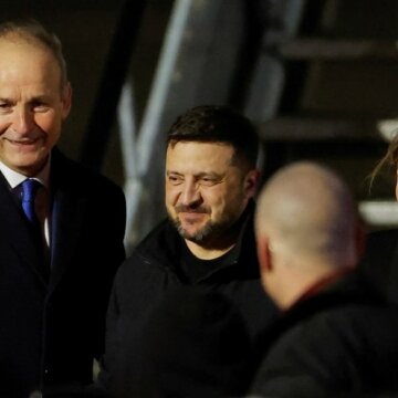 Зеленський прибув з візитом до Ірландії