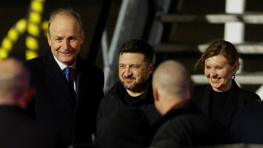 Зеленський прибув з візитом до Ірландії