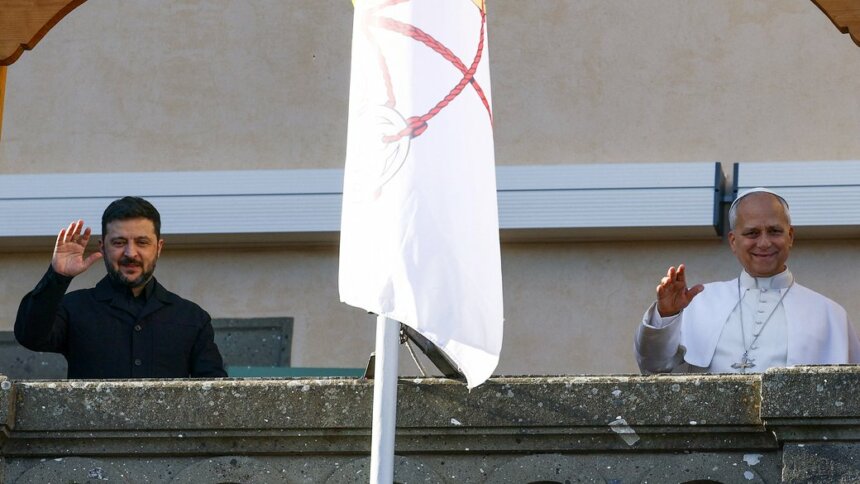 Зеленський прибув до Рима Зеленський прибув до Рима