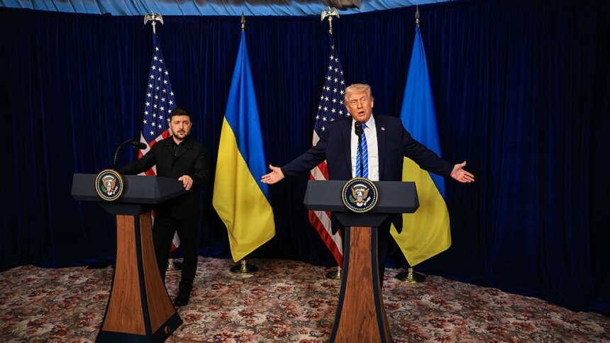 Трамп і Зеленський провели спільну пресконференцію Трамп і Зеленський провели спільну пресконференцію