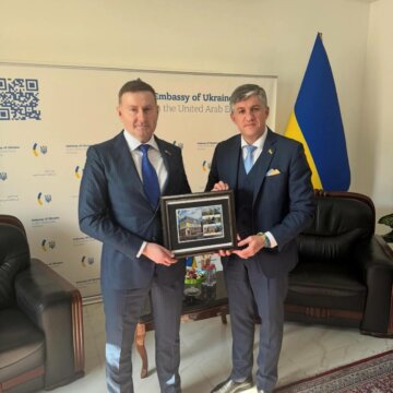 photo_2_2026-01-27_14-41-37 Микола Скрипковський зустрівся з Послом України в ОАЕ Олександром Балануцею