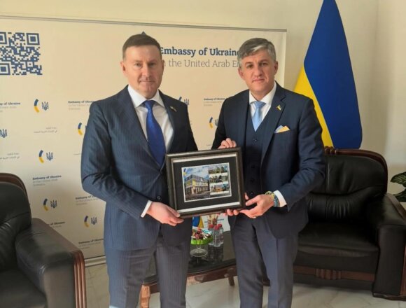 Микола Скрипковський зустрівся з Послом України в ОАЕ Олександром Балануцею