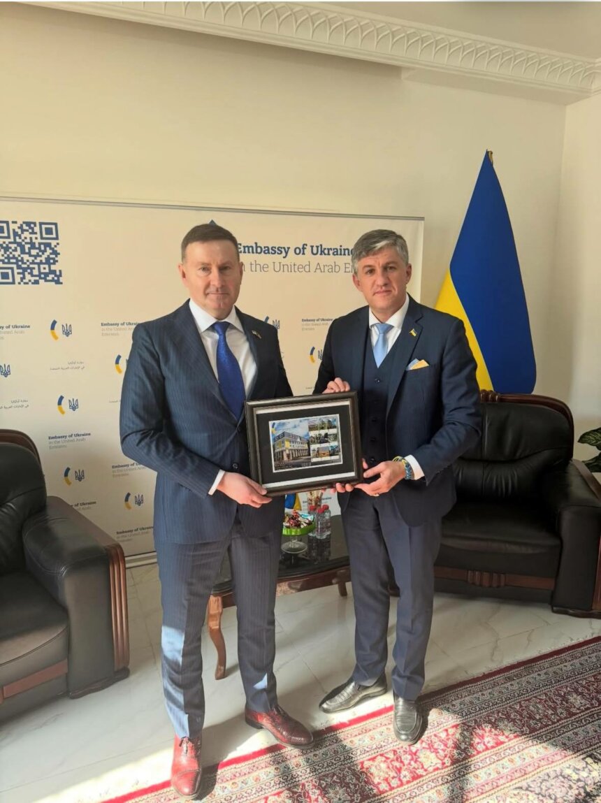 photo_2_2026-01-27_14-41-37 Микола Скрипковський зустрівся з Послом України в ОАЕ Олександром Балануцею
