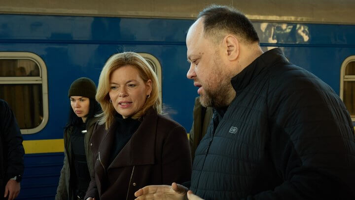 19bdc7ad67582726 Голова Бундестагу Юлія Кльокнер прибула до Києва з першим офіційним візитом