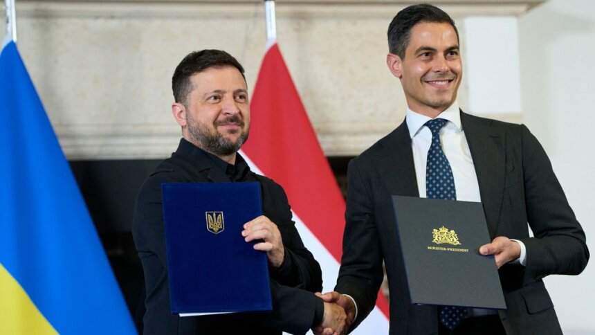 Зеленський та Єттен уклали угоду про партнерство та інвестиції в оборону